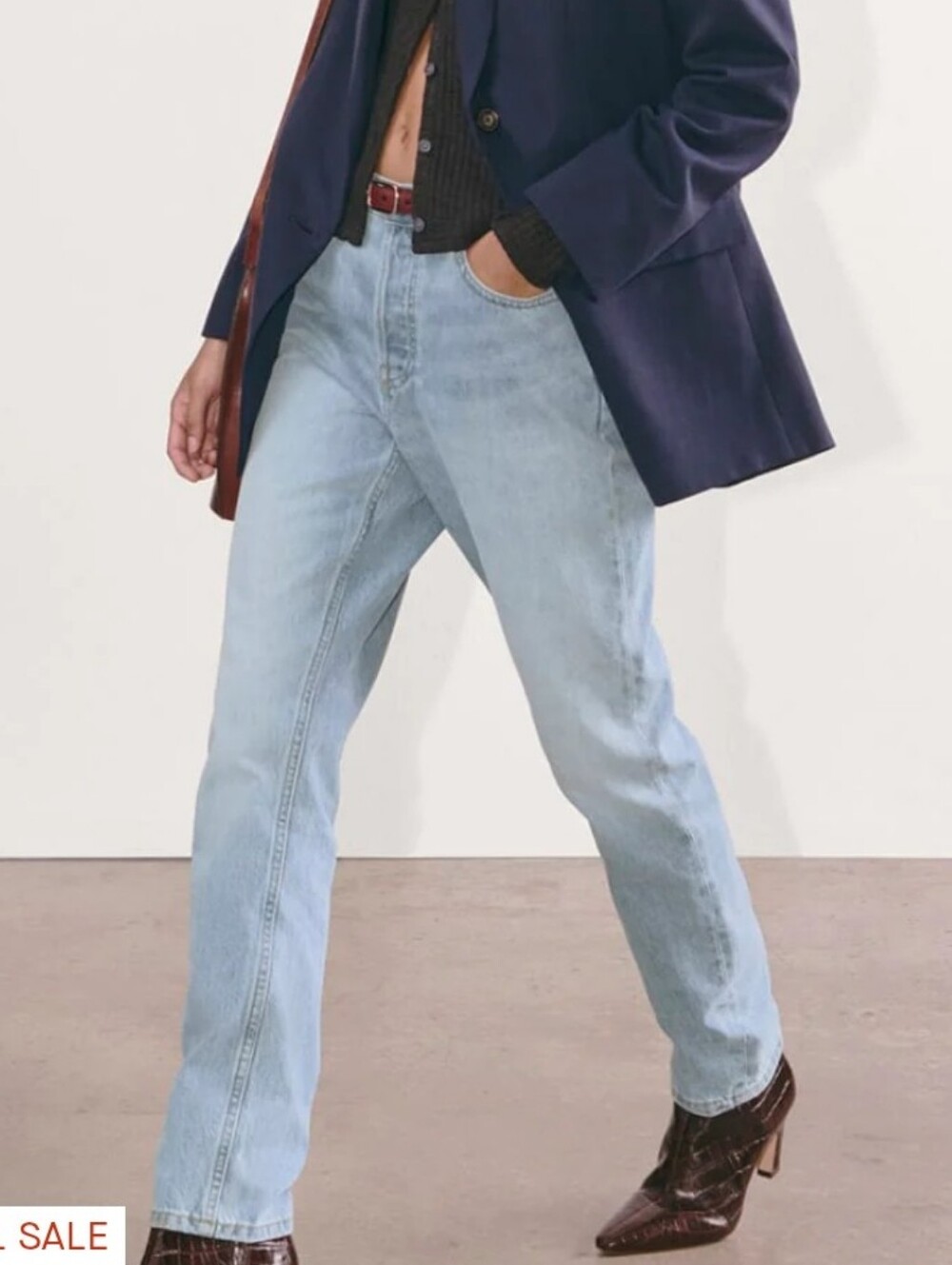 Everlane Light Blue Straight-Leg Women's Jeans
